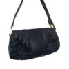 Fendi Monogram Velvet Mini Shoulder Bag in Black / Gold - Image 4