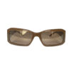 Miu Miu Cutout Logo Sunglasses in Brown / Gold - Image 2