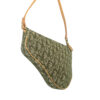 Dior Trotter Monogram Shoulder Saddle Bag in Olive Green - Image 5