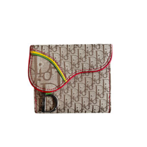 Vintage Dior Monogram Rasta Purse / Wallet in Beige | NITRYL