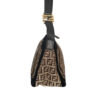Fendi Monogram Shoulder Baguette Bag in Beige / Black - Image 3
