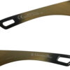 Dior Logo Wraparound Shield Sunglasses in Beige / Silver - Image 3