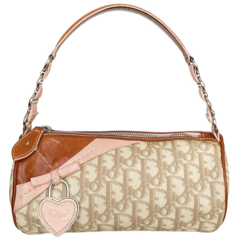 Vintage Dior Monogram Romantique Heart Mini Bag | NITRYL