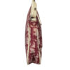 Dior Trotter Monogram Saddle Bag in Maroon Red / White - Image 5