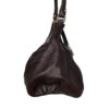 Gucci Monogram Leather Hobo Shoulder Bag in Brown / Gold - Image 4