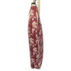 Dior Trotter Monogram Saddle Bag in Maroon Red / White - Image 3