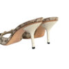 Gucci Monogram Horsebit Heels in Beige / Cream UK 3 - Image 4