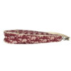 Dior Trotter Monogram Saddle Bag in Maroon Red / White - Image 6