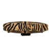 Fendi Zebra Print Ponyskin-Style Calfskin Shoulder Baguette Bag in Tan / Black - Image 8