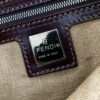 Fendi Zebra Print Ponyskin-Style Calfskin Shoulder Baguette Bag in Tan / Black - Image 10