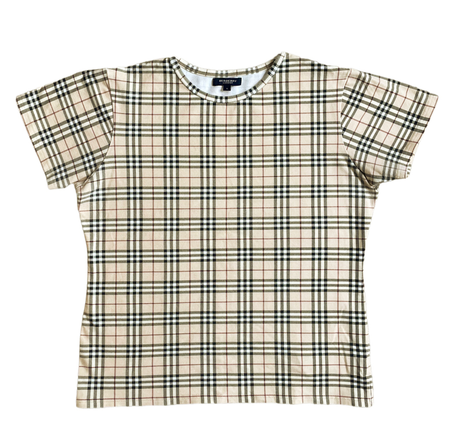 Burberry Nova Check T-Shirt Size L – Nitryl