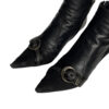 Dior Monogram Buckle Heeled Boots in Black UK 5.5 - Image 2