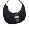 Dior Monogram Street Chic Half Moon Shoulder Bag in Black / Silver - Image 2