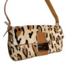 Fendi Leopard Print Calfskin Shoulder Baguette Bag - Image 2