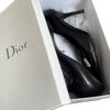 Dior Logo Leather Heels in Black / Silver UK 7 - Image 3