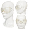 Dior Ski Oversized Wraparound Sunglasses in White / Silver - Image 4