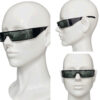 Dior Punk Wraparound Sunglasses in Black - Image 3