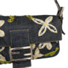 Fendi Daisy Flower Denim Shoulder Baguette Bag - Image 4