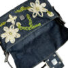 Fendi Daisy Flower Denim Shoulder Baguette Bag - Image 8