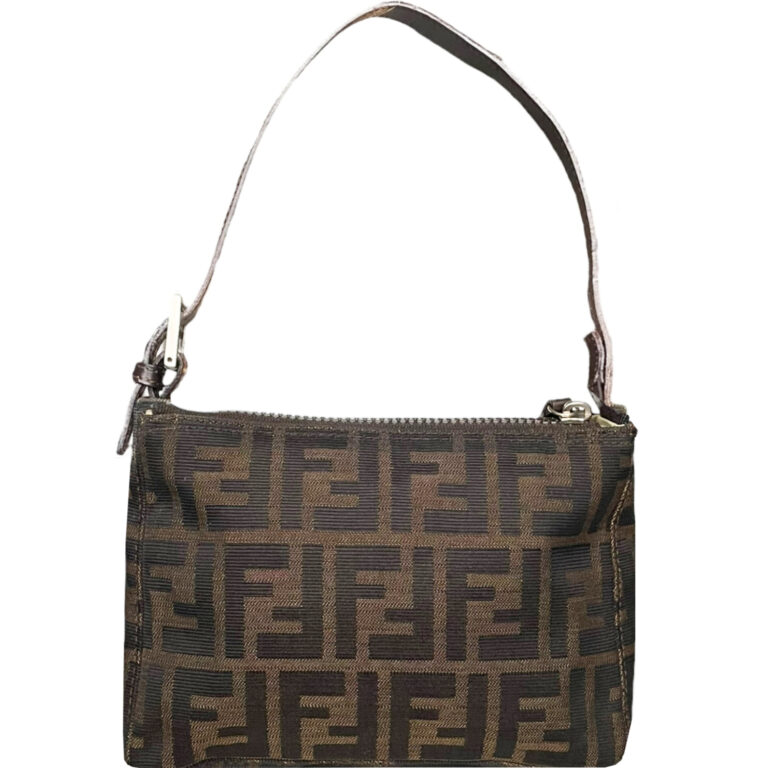 Vintage Fendi Zucca Monogram Mini Shoulder Bag | NITRYL