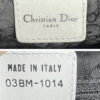 Dior Leather Shoulder Bag in White with Silver Spellout Strap - Image 7