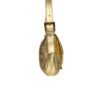 Fendi Leather Crystal Encrusted Shoulder Baguette Bag in Gold - Image 5
