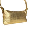Fendi Leather Crystal Encrusted Shoulder Baguette Bag in Gold - Image 3