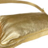 Fendi Leather Crystal Encrusted Shoulder Baguette Bag in Gold - Image 4