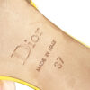 Dior Logo Strappy Heels in Yellow / Silver UK 4 - Image 4