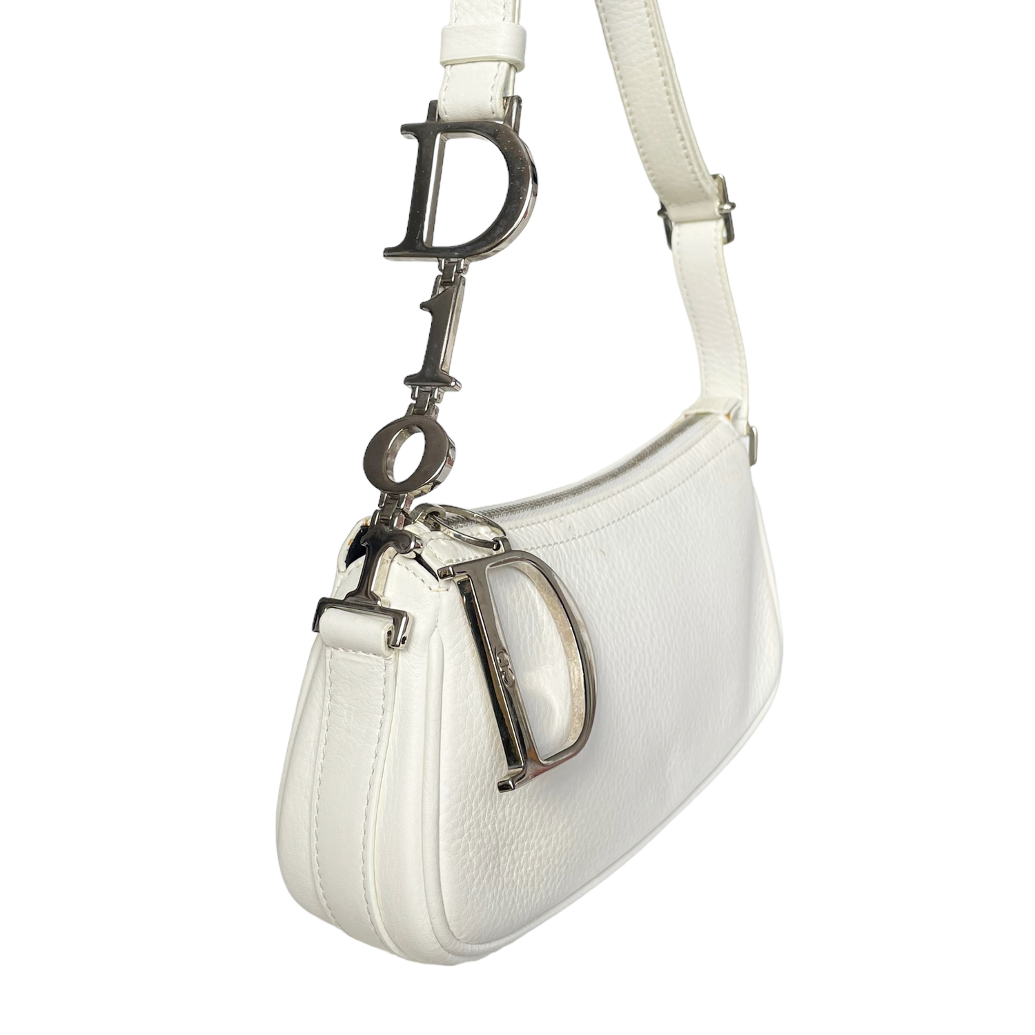 Christian Dior Lovely Diorissimo Charm Pochette - Neutrals Handle Bags,  Handbags - CHR176452