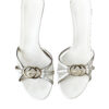 Gucci Logo Strappy Heels in White / Gold UK 5.5 - Image 3