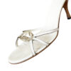 Gucci Logo Strappy Heels in White / Gold UK 5.5 - Image 4