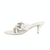 Dior Logo Flight Heels in White UK 4.5 - Image 2