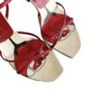 Miu Miu Rose Strappy Heels in Red UK 3 - Image 2