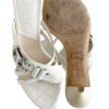 Dior Logo Flight Heels in White UK 4.5 - Image 3