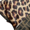 Fendi Monogram / Leopard Calfskin Shoulder Baguette Bag with Iridescent Exotic Leather Detailing - Image 6