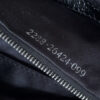 Fendi Calfskin Striped Shoulder Baguette Bag in White / Black - Image 8