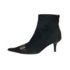 Dior Logo Suede Boots in Black / Silver UK 3.5 - Image 2