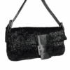 Fendi Beaded Shoulder Baguette Bag in Black - Image 2