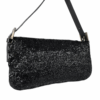 Fendi Beaded Shoulder Baguette Bag in Black - Image 3