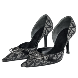 Vintage Dior Monogram CD Heels in Black UK 2 | NITRYL