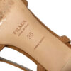 Prada Logo Slingback Heels in Tan UK 3 - Image 4