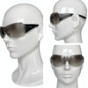Prada Rimless Wraparound Sunglasses in Black - Image 3