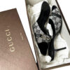 Gucci Monogram Heels in Grey / Black UK 5 - Image 5