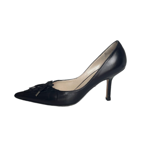 Dior Corset Lace Up Heels in Black UK 4.5 - Image 3