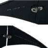 Chanel Logo Oversized Ski Sunglasses in Black / Silver - Image 3