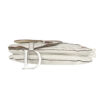 Dior Leather Saddle Shoulder Bag in White / Silver - Image 6