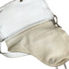 Dior Leather Saddle Shoulder Bag in White / Silver - Image 8