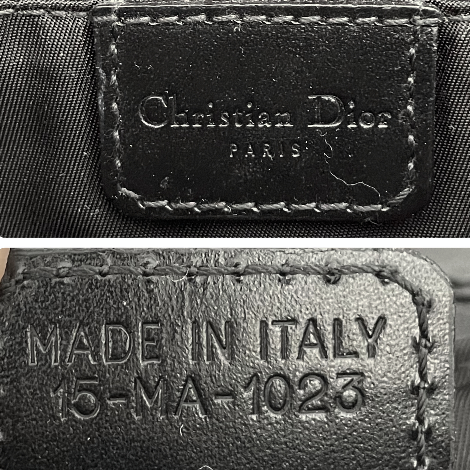 Christian Dior Black Monogram Street Chic Columbus Bag Black 