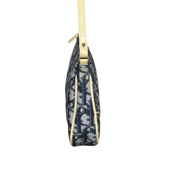 Dior Trotter Monogram Saddle Bag in Blue - Image 4